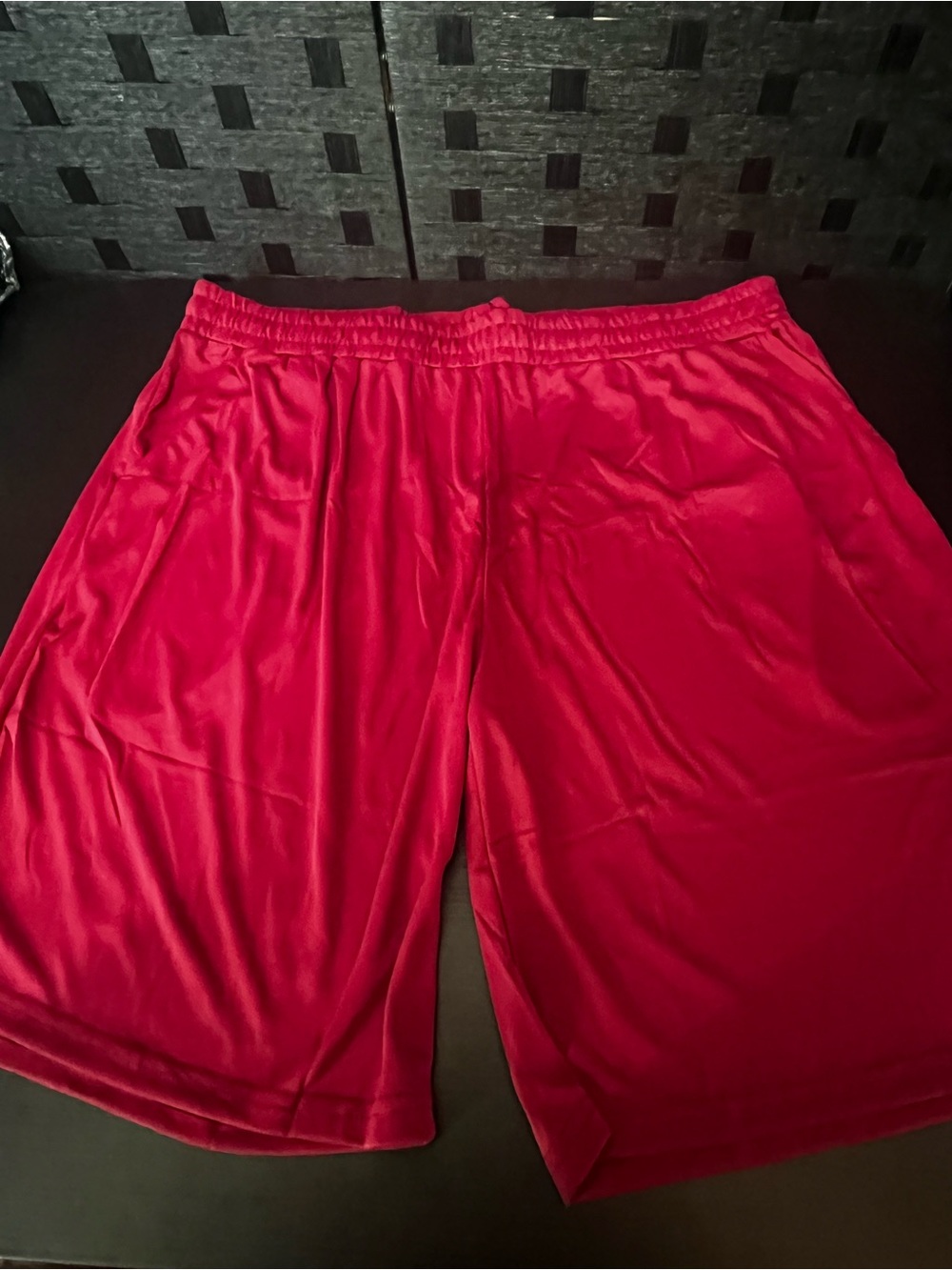 Men's Red Athletic Basketball Shorts Size 2XL